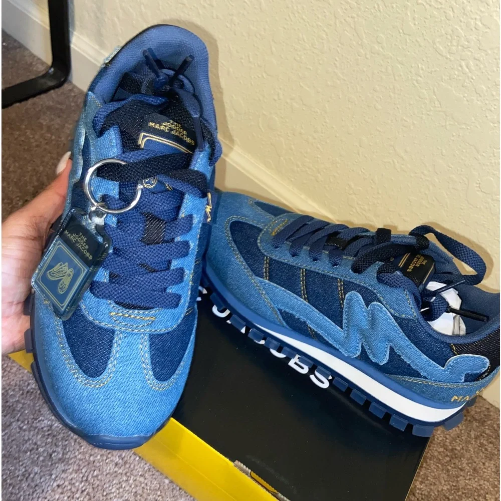 Marc Jacobs | Shoes | Denim Marc Jacobs Jogger Sneaker | Poshmark